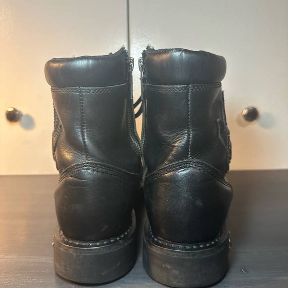 Harley-Davidson Men's Diversion Skull 6-Inch Lace-Up Motorcycle Boots - Picture 3 of 12